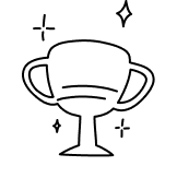 Sketch-annotation-element-stroke-illustration-filled-trophy